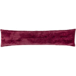 Paoletti Empress Faux Fur Draught Excluder in Ruby