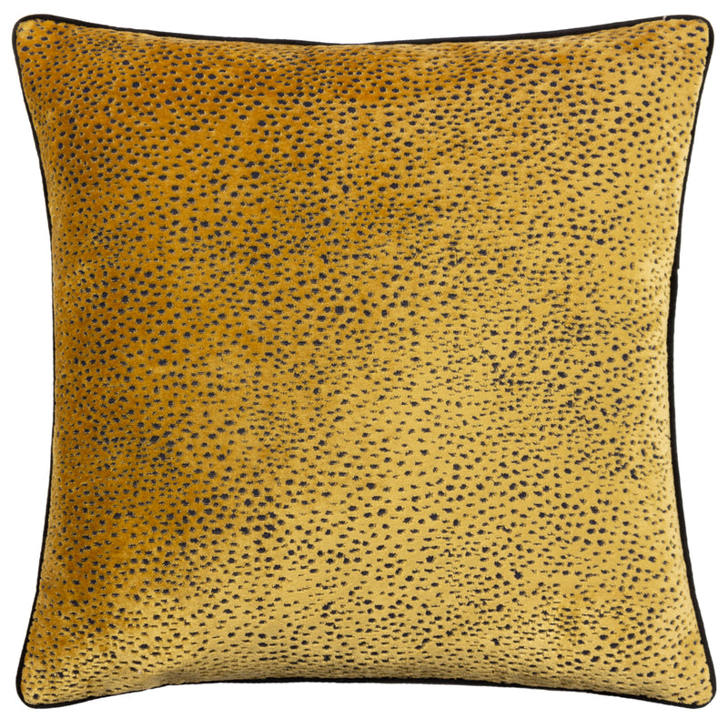 Paoletti Estelle Spotted Cushion Cover in Gold/Black