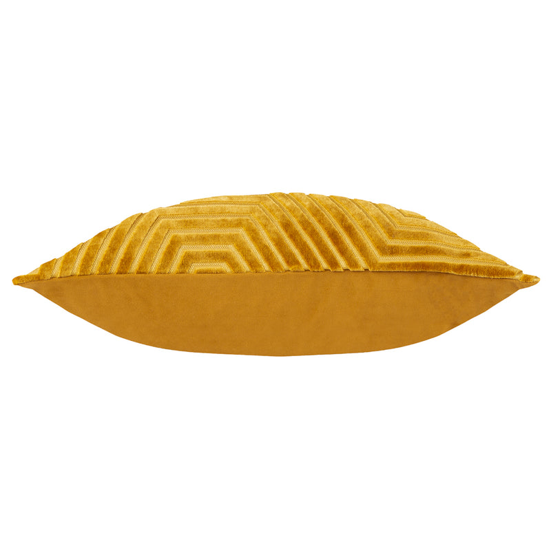 Paoletti Evoke Cut Velvet Cushion Cover in Gold