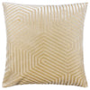 Paoletti Evoke Cut Velvet Cushion Cover in Ivory