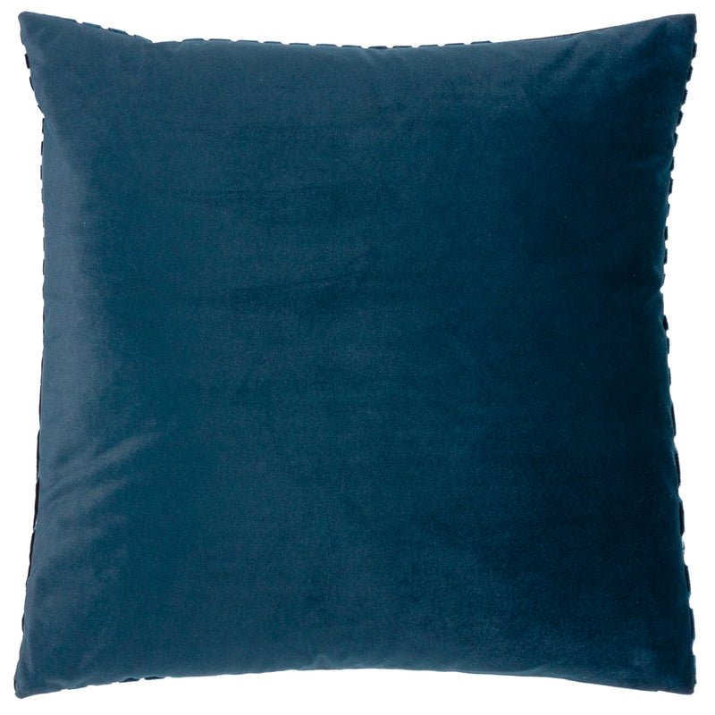Paoletti Evoke Cut Velvet Cushion Cover in Navy