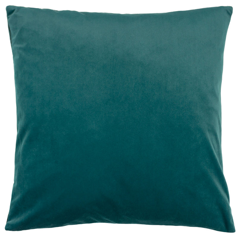 Paoletti Evoke Cut Velvet Cushion Cover in Teal