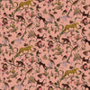 furn. Exotic Wildlings Wallpaper Sample in Blush