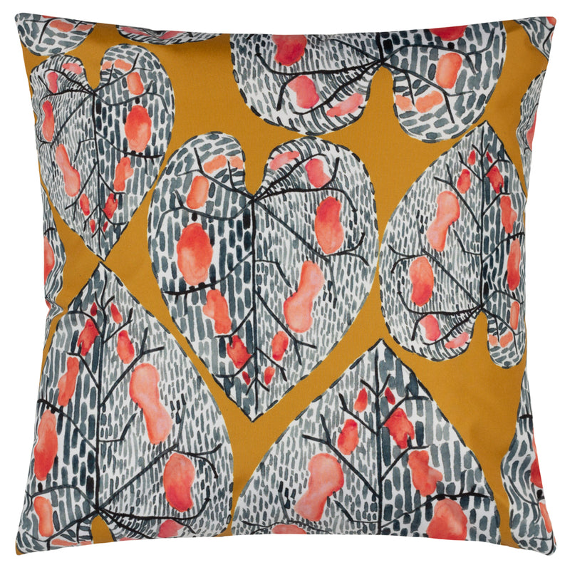 Wylder Ebon Wilds Mahari Outdoor Cushion Cover in Saffron