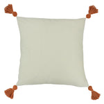 furn. Ezra Embroidered Cushion Cover in Coral