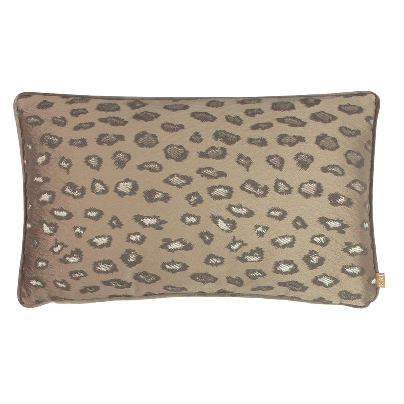Faline Animal Jacquard Rectangular Cushion Clay
