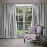 Voyage Maison Farley Woven Chenille Pencil Pleat Curtains in Dove