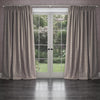 Voyage Maison Farley Woven Chenille Pencil Pleat Curtains in Truffle