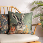 Evans Lichfield Forest Hare Cushion Cover in Grey