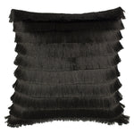 furn. Flicker Fringed Cushion Cover in Graphite