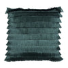 furn. Flicker Fringed Cushion Cover in Teal