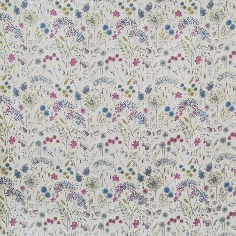Voyage Maison Flora Woven Jacquard Fabric in Spring/Cream