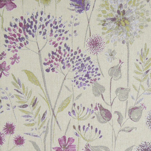 Voyage Maison Flora Woven Jacquard Fabric in Heather