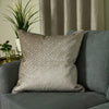 Paoletti Florence Embossed Velvet Cushion Cover in Champagne