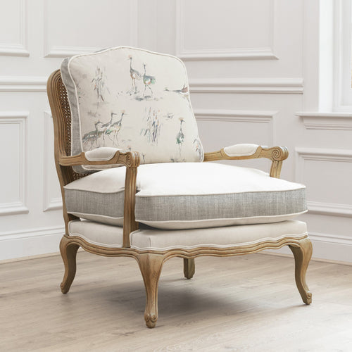 Voyage Maison Florence Oak Cranes Chair in Peridot