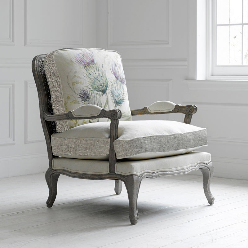 Voyage Maison Florence Stone Thistle Glen Chair in Lilac