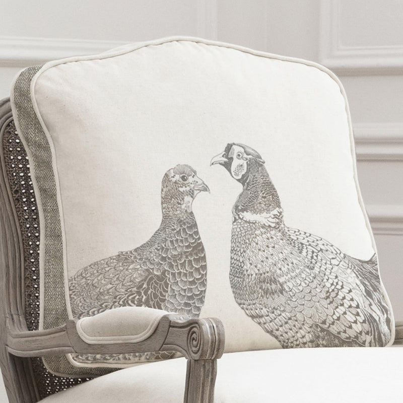  Furniture - Florence Kissing Chair Cover Pheasants Voyage Maison