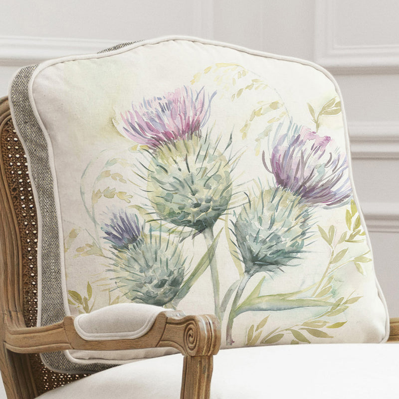  Furniture - Florence Thistle Chair Cover Multi Voyage Maison