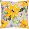 Wylder Nature Flowers Trending Cushion Cover in Lilac/Orange