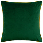 Forest Fauna Woodland Stag Square Cushion Emerald/Gold