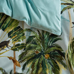Forsteriana Palms 100% Cotton Duvet Cover Set Multi