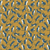 furn. Geo Cat Wallpaper Sample in Mustard
