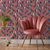furn. Geo Cat Wallpaper in Pink