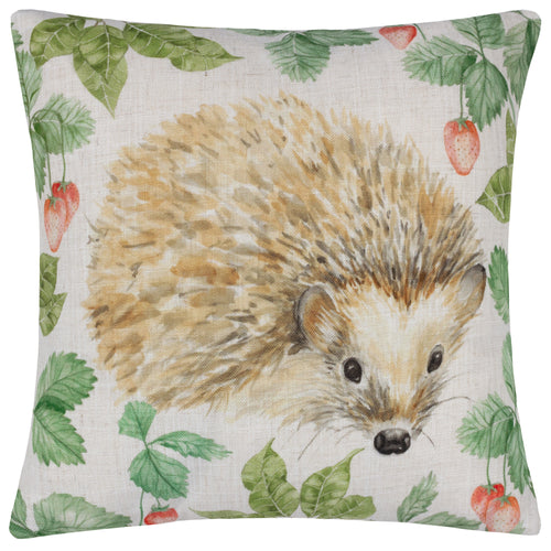 Evans Lichfield Grove Hedgehog Cushion Cover in Natural