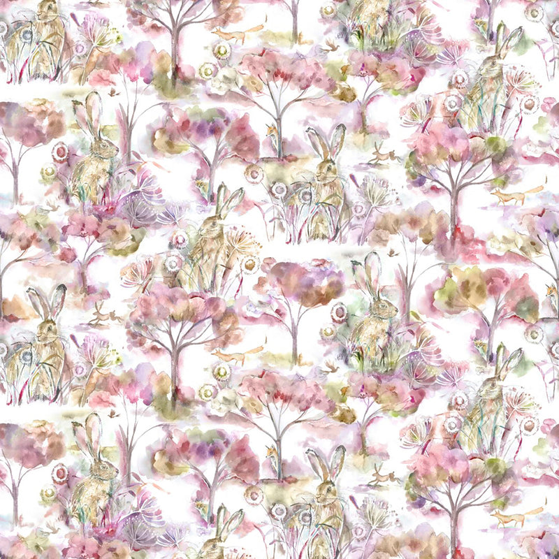 Voyage Maison Grassmere Printed Cotton Fabric in Fig