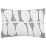 Additions Guava Embroidered Cushion Cover in Steel