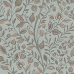 Voyage Maison Harlow Printed Cotton Fabric in Duck Egg