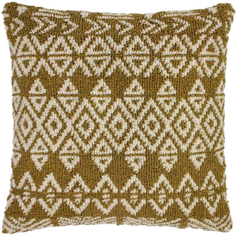 furn. Hatho Cushion Cover in Natural/Moss