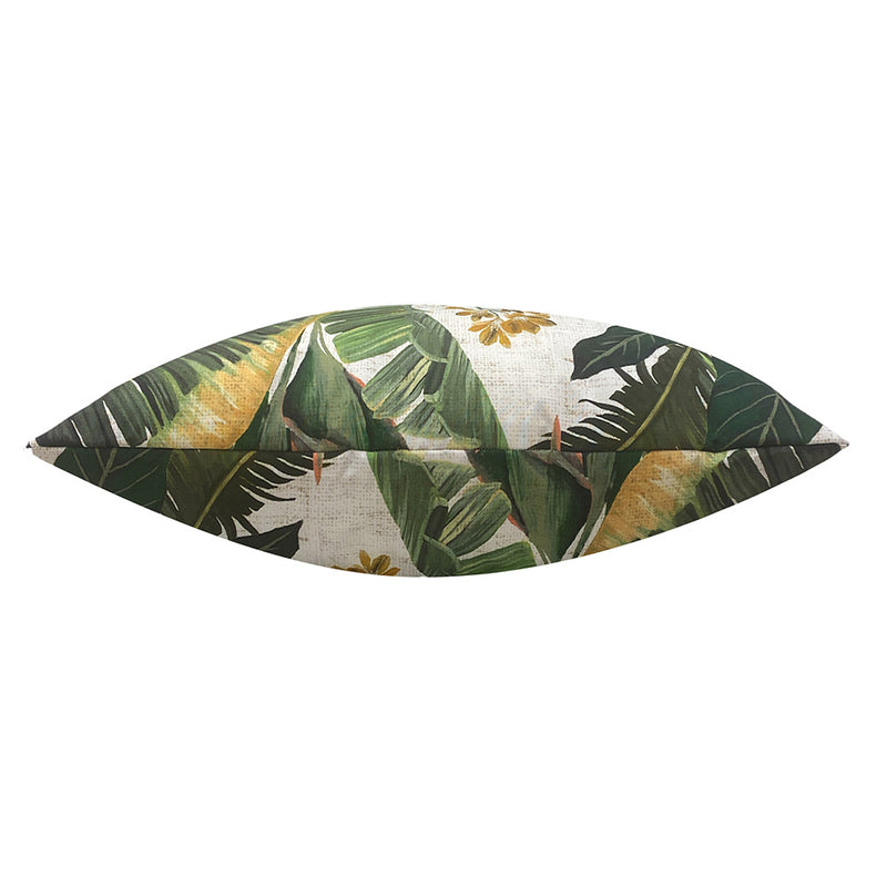furn. Hawaii Large 70cm Outdoor Floor Cushion Cover in Forest Green