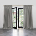 Voyage Maison Hawley Linen Blend Pencil Pleat Curtains in Bamboo