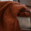 Additions Haze Velvet Quilted Throw in Sunset