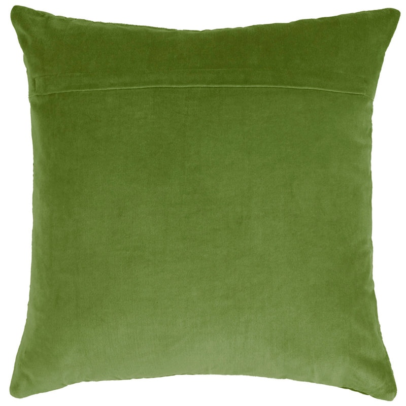 Additions Haze Embroidered Cushion Cover in Grass