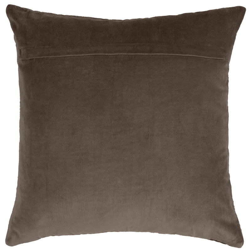 Additions Haze Embroidered Cushion Cover in Iron