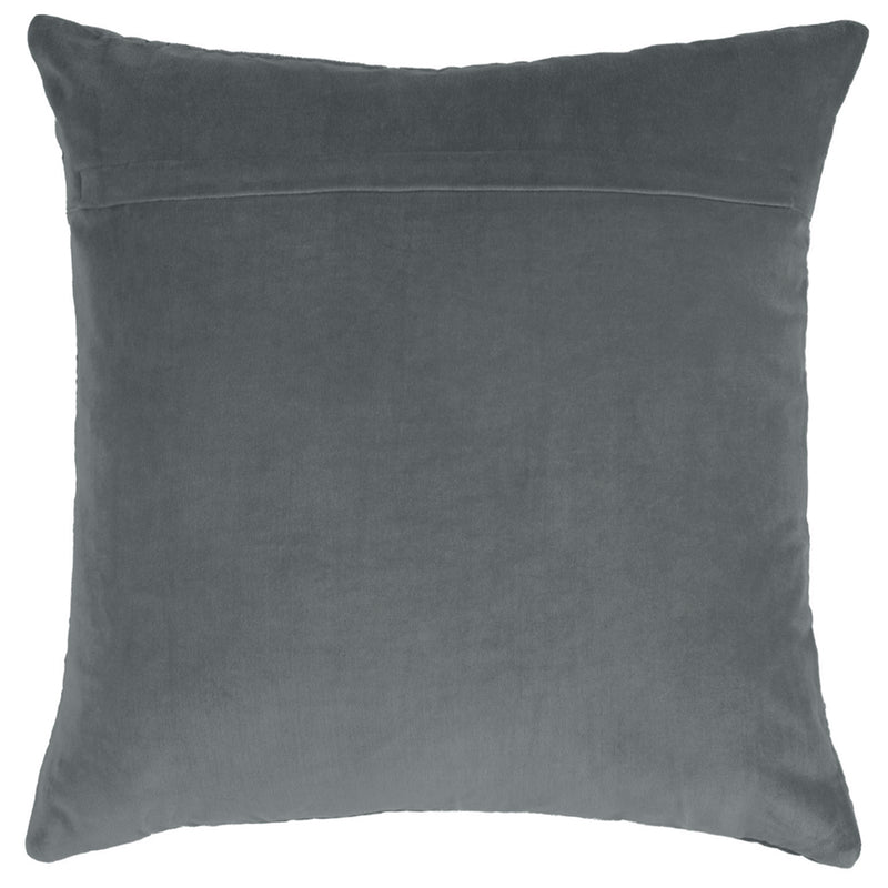 Additions Haze Embroidered Cushion Cover in Storm