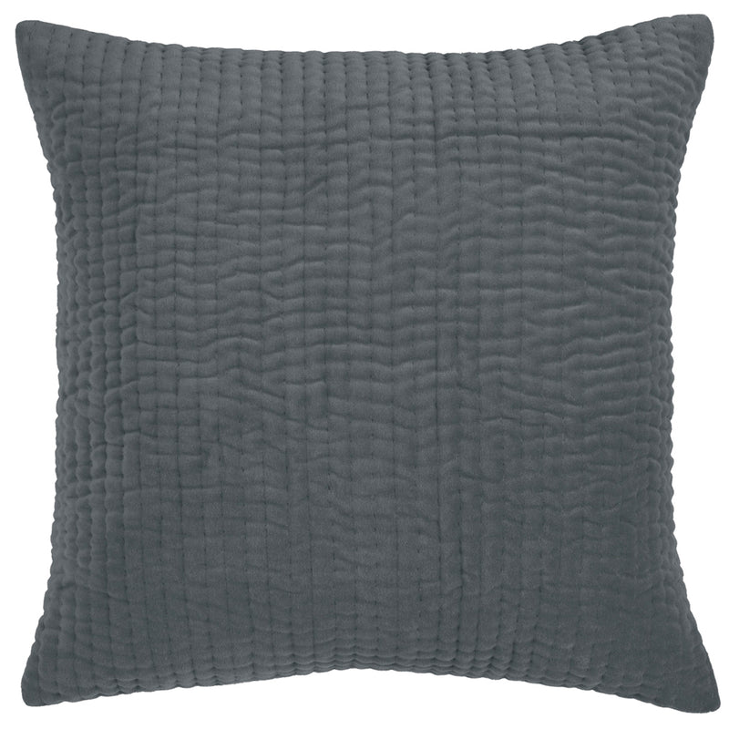 Additions Haze Embroidered Cushion Cover in Storm