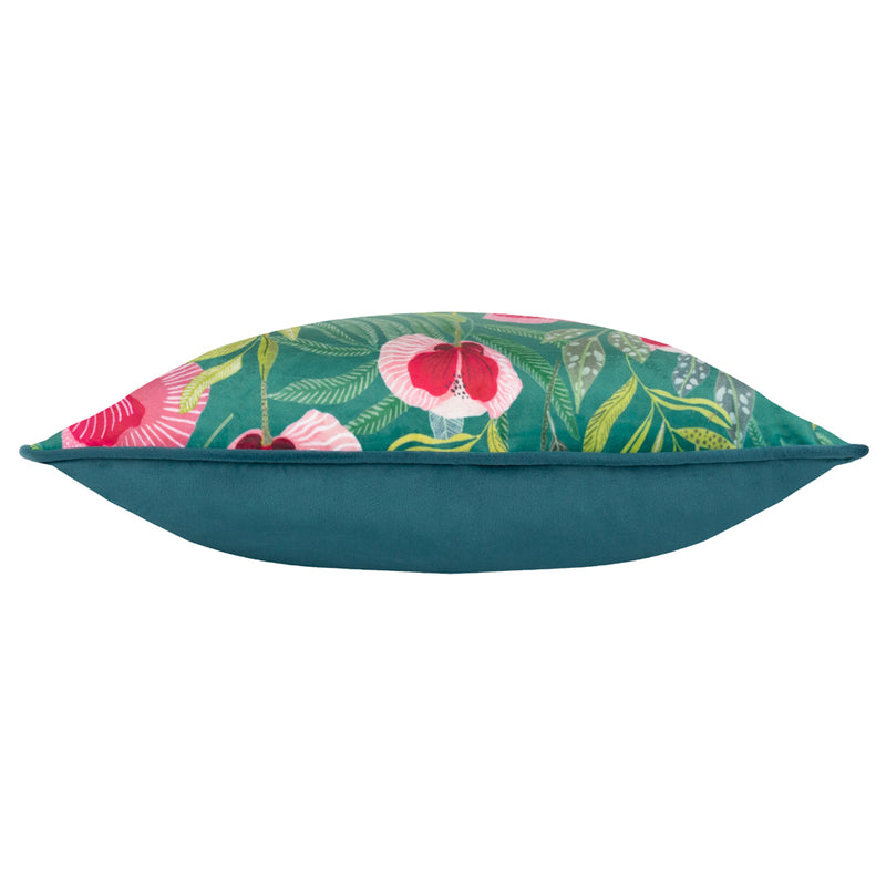 Wylder House of Bloom Poppy Cushion Cover in Teal