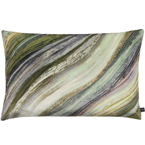 Prestigious Textiles Heartwood Velvet Cushion Cover in Evergreen
