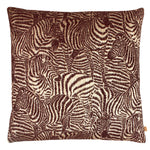 Hector Zebra Jacquard Rectangular Cushion Earth