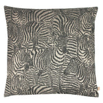 Hector Zebra Jacquard Rectangular Cushion Onyx