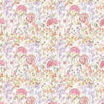 Voyage Maison Hedgerow Printed Linen Fabric in Cream