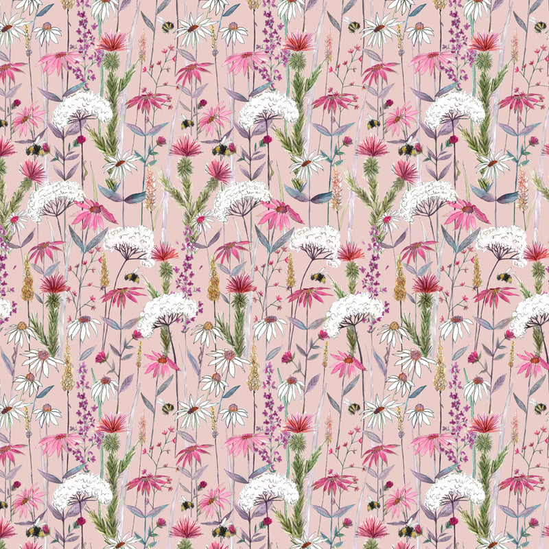 Voyage Maison Hermione Printed Cotton Fabric in Blush