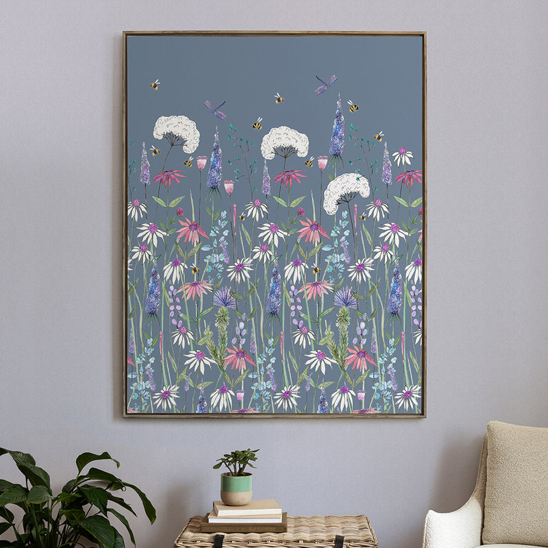 Voyage Maison Hermione Framed Canvas in Bluebell