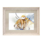 Voyage Maison Highland Cow Framed Print in Birch