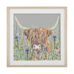 Voyage Maison Highland Cow Framed Print in Natural