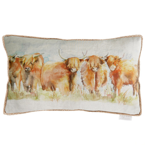 Voyage Maison Highland Printed Cushion Cover in Natural