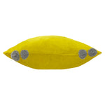 furn. Hoola Pom-Pom Cushion Cover in Yellow/Grey